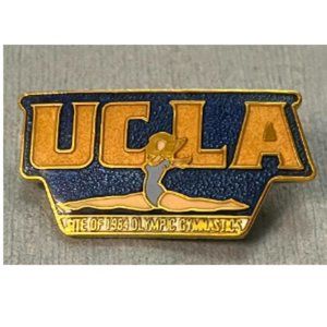 Gymnastics Olympic Pin ~ 1984 Los Angeles ~ UCLA ~ Cloisonné
